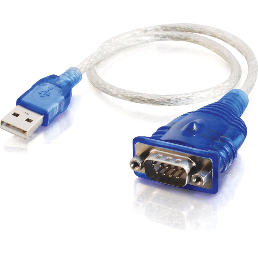 C2G 1.5ft USB to DB9 Serial Cable - RS232 Adapter Cable