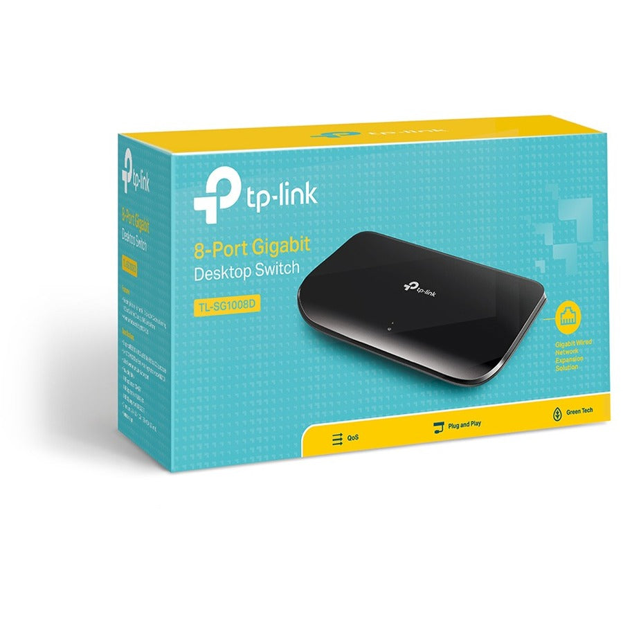 TP-LINK TL-SG1008D - 8 Port Gigabit Ethernet Network Switch