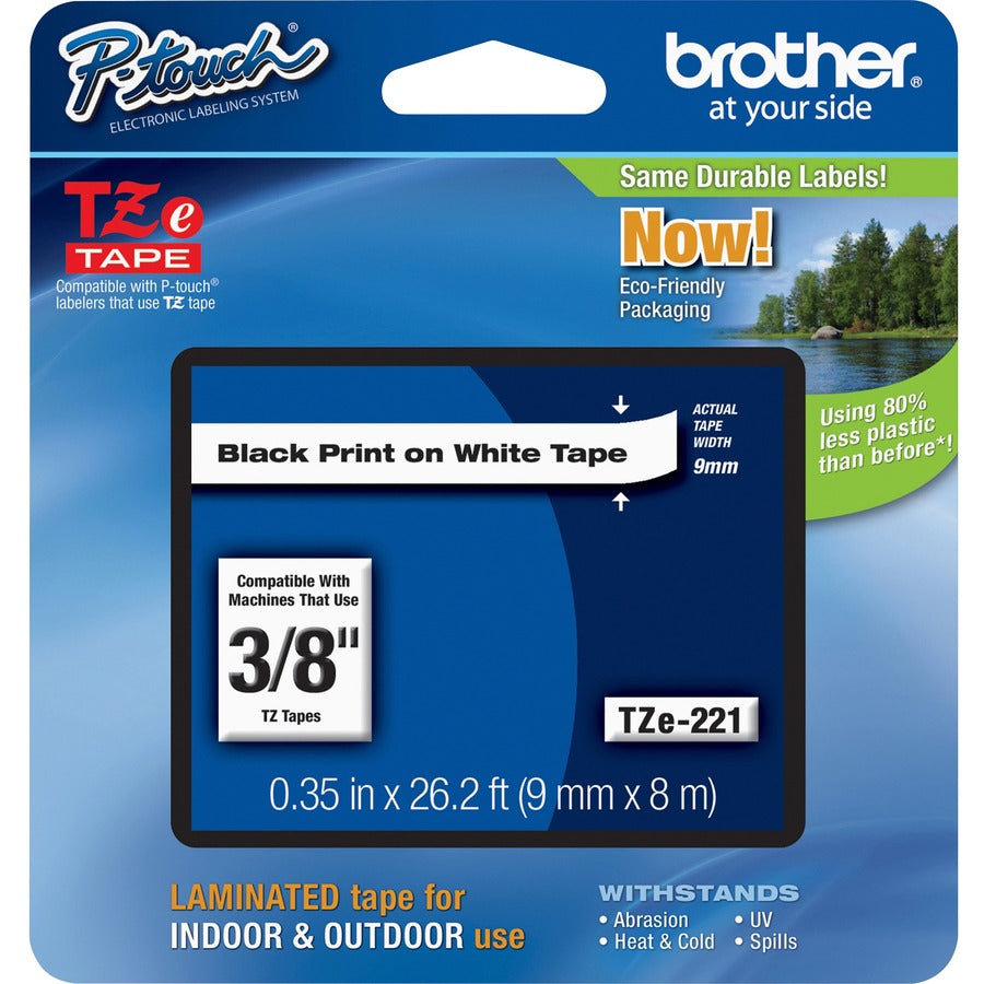 Brother P-touch TZe Laminated Tape Cartridges