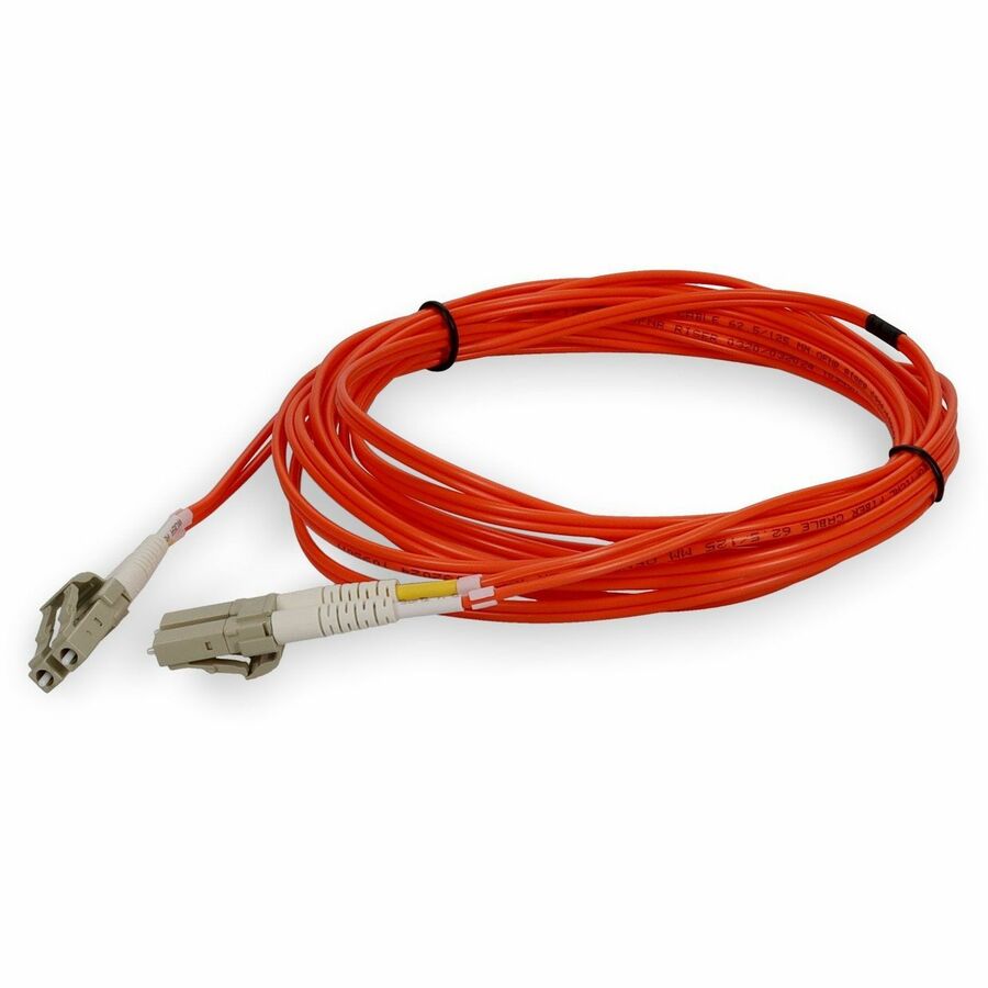 AddOn 3m LC (Male) to LC (Male) Orange OM1 Duplex Fiber OFNR (Riser-Rated) Patch Cable