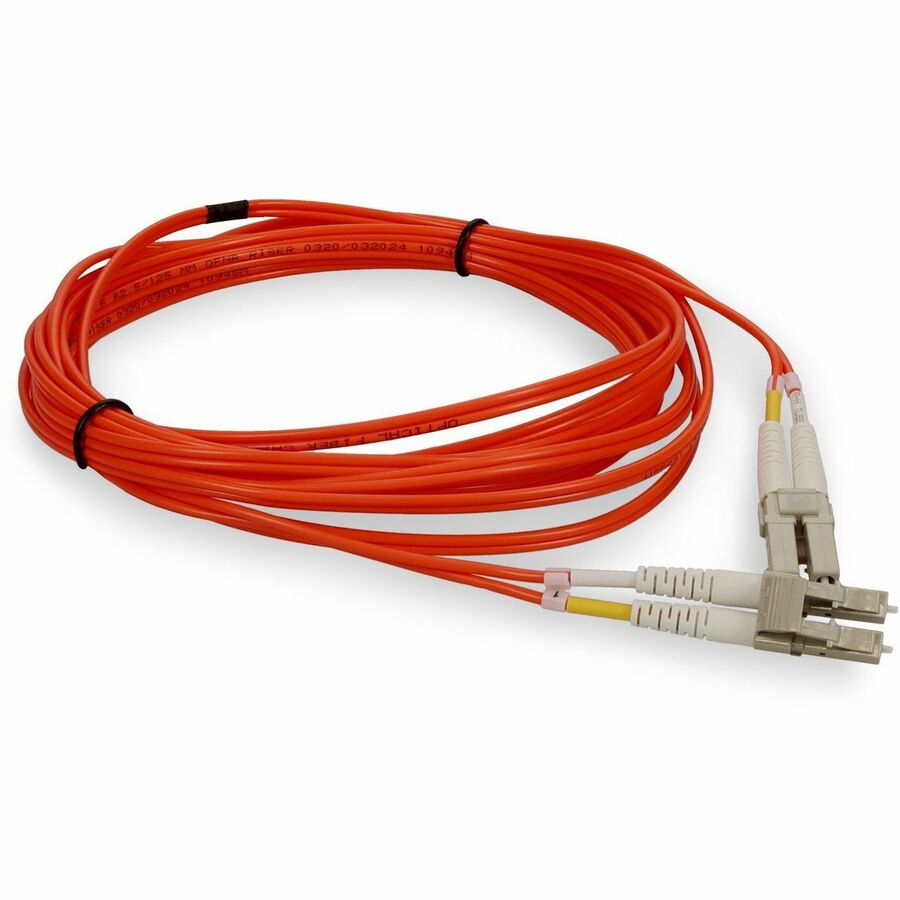 AddOn 3m LC (Male) to LC (Male) Orange OM1 Duplex Fiber OFNR (Riser-Rated) Patch Cable