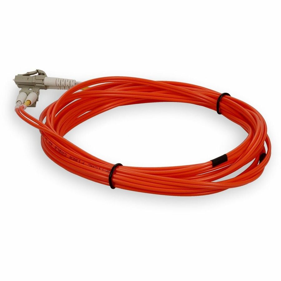 AddOn 3m LC (Male) to LC (Male) Orange OM1 Duplex Fiber OFNR (Riser-Rated) Patch Cable