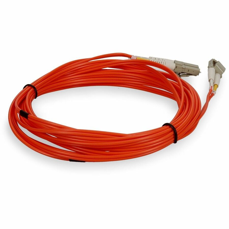 AddOn 3m LC (Male) to LC (Male) Orange OM1 Duplex Fiber OFNR (Riser-Rated) Patch Cable