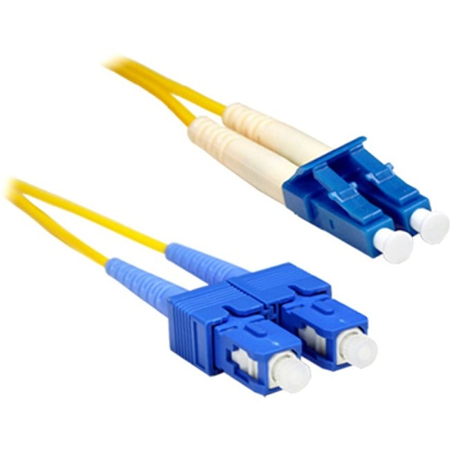 ENET 1M SC/LC Duplex Single-mode 9/125 OS1 or Better Yellow Fiber Patch Cable 1 meter SC-LC Individually Tested