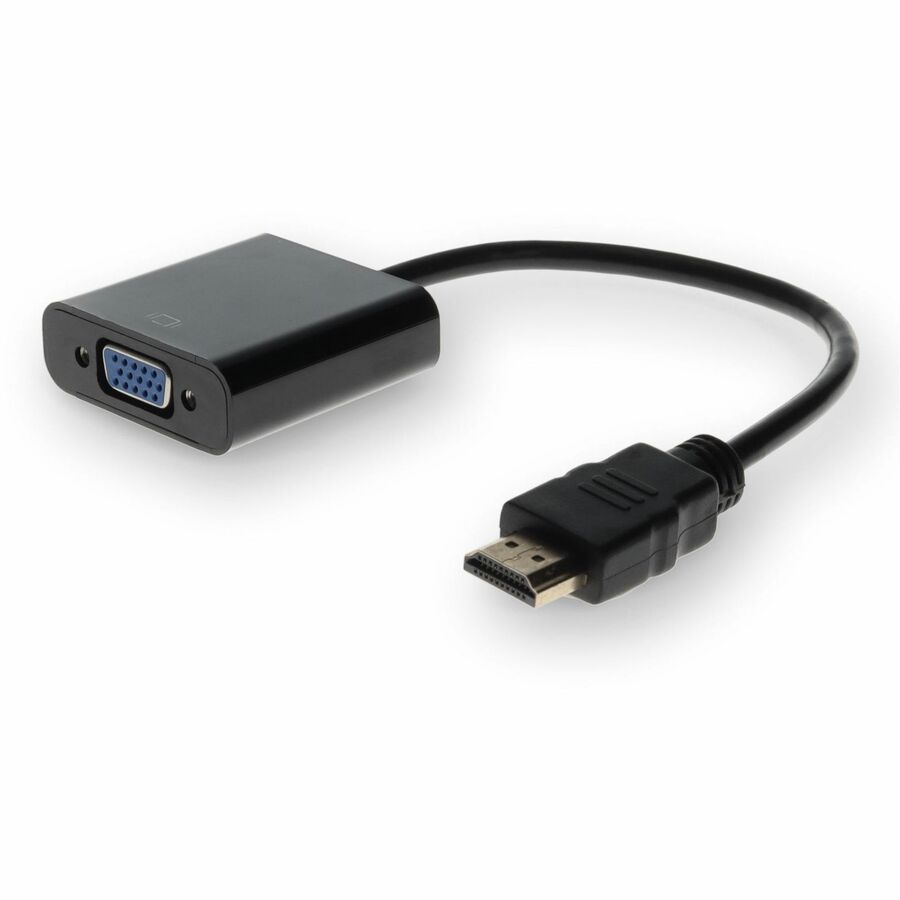 HDMI 1.3 Male to VGA Female Black Active Adapter For Resolution Up to 1920x1200 (WUXGA)