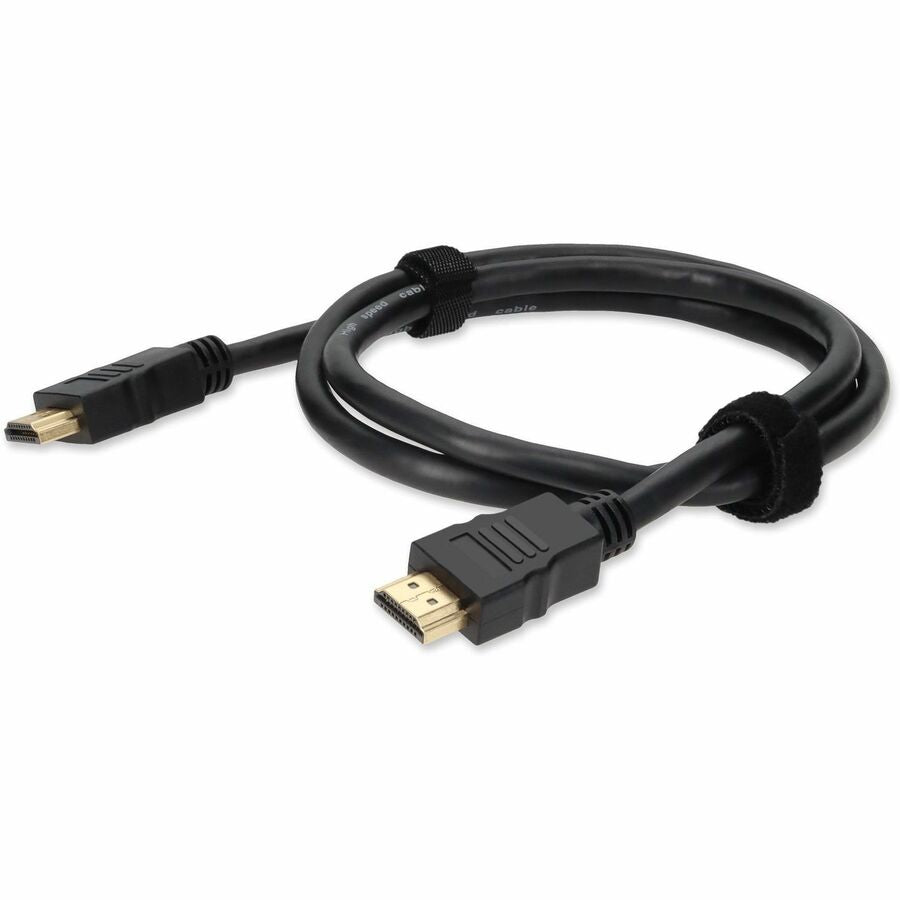 3ft HDMI 1.4 Male to HDMI 1.4 Male Black Cable Which Supports Ethernet Channel For Resolution Up to 4096x2160 (DCI 4K)