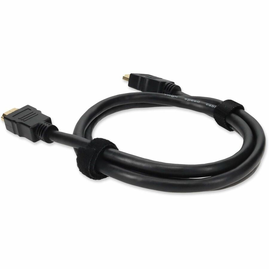 3ft HDMI 1.4 Male to HDMI 1.4 Male Black Cable Which Supports Ethernet Channel For Resolution Up to 4096x2160 (DCI 4K)