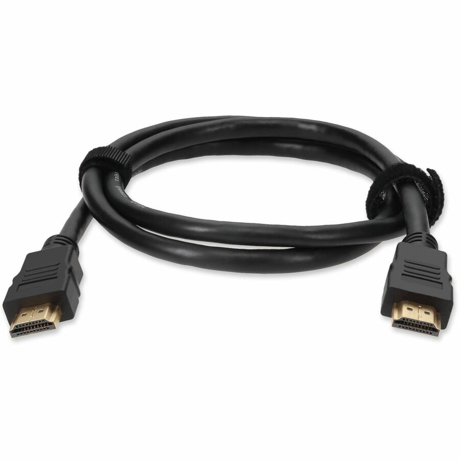 3ft HDMI 1.4 Male to HDMI 1.4 Male Black Cable Which Supports Ethernet Channel For Resolution Up to 4096x2160 (DCI 4K)