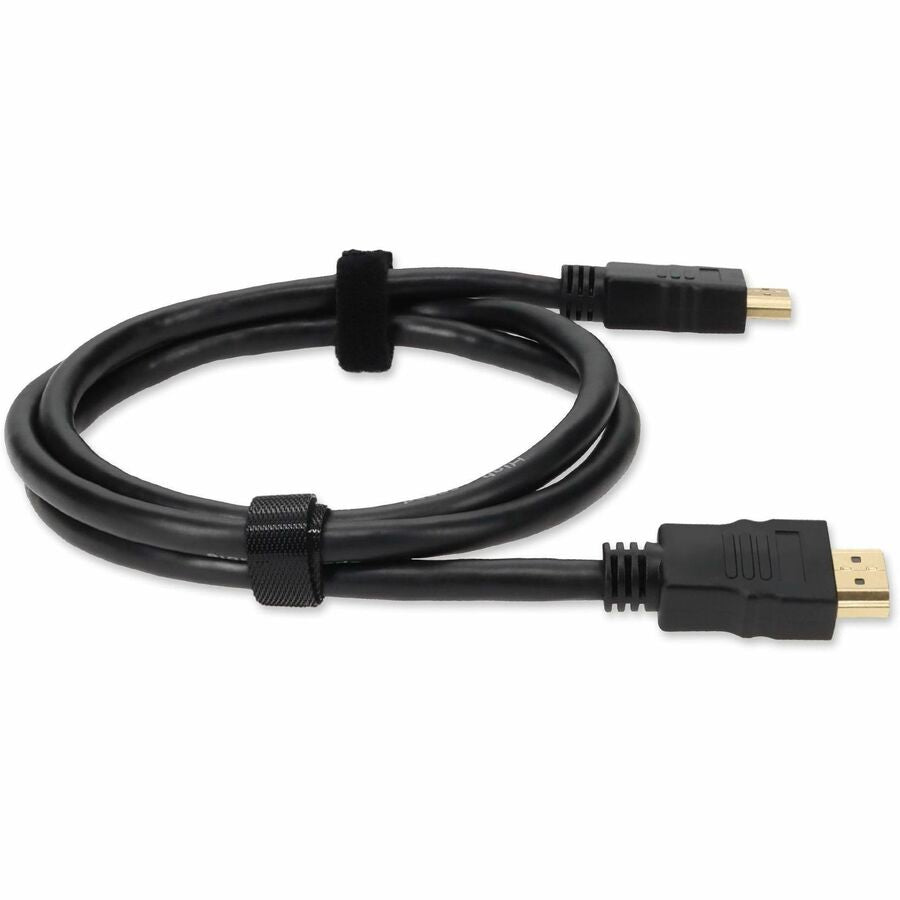 3ft HDMI 1.4 Male to HDMI 1.4 Male Black Cable Which Supports Ethernet Channel For Resolution Up to 4096x2160 (DCI 4K)