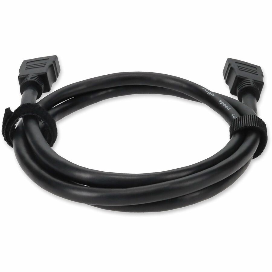 3ft HDMI 1.4 Male to HDMI 1.4 Male Black Cable Which Supports Ethernet Channel For Resolution Up to 4096x2160 (DCI 4K)