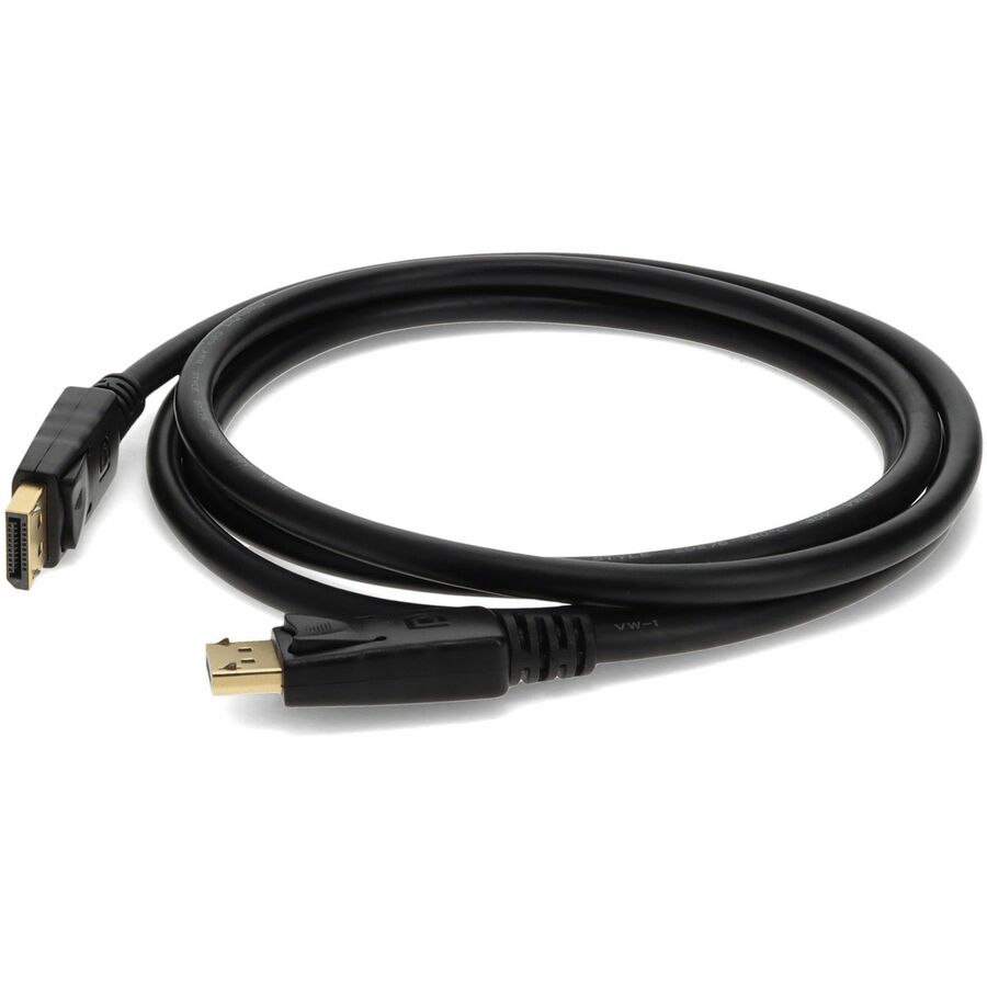 1ft DisplayPort 1.2 Male to DisplayPort 1.2 Male Black Cable For Resolution Up to 3840x2160 (4K UHD)