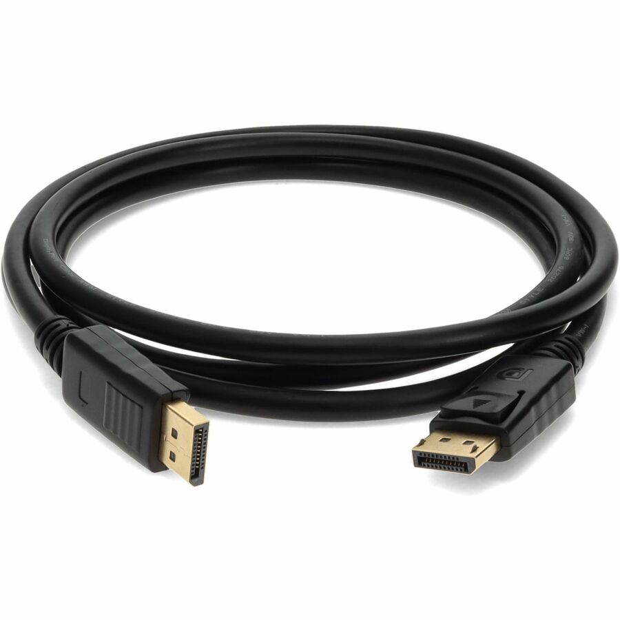 1ft DisplayPort 1.2 Male to DisplayPort 1.2 Male Black Cable For Resolution Up to 3840x2160 (4K UHD)