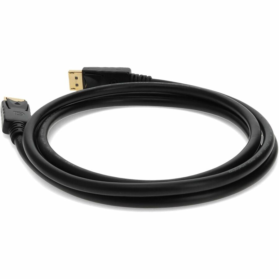 6ft DisplayPort 1.2 Male to DisplayPort 1.2 Male Black Cable For Resolution Up to 3840x2160 (4K UHD)