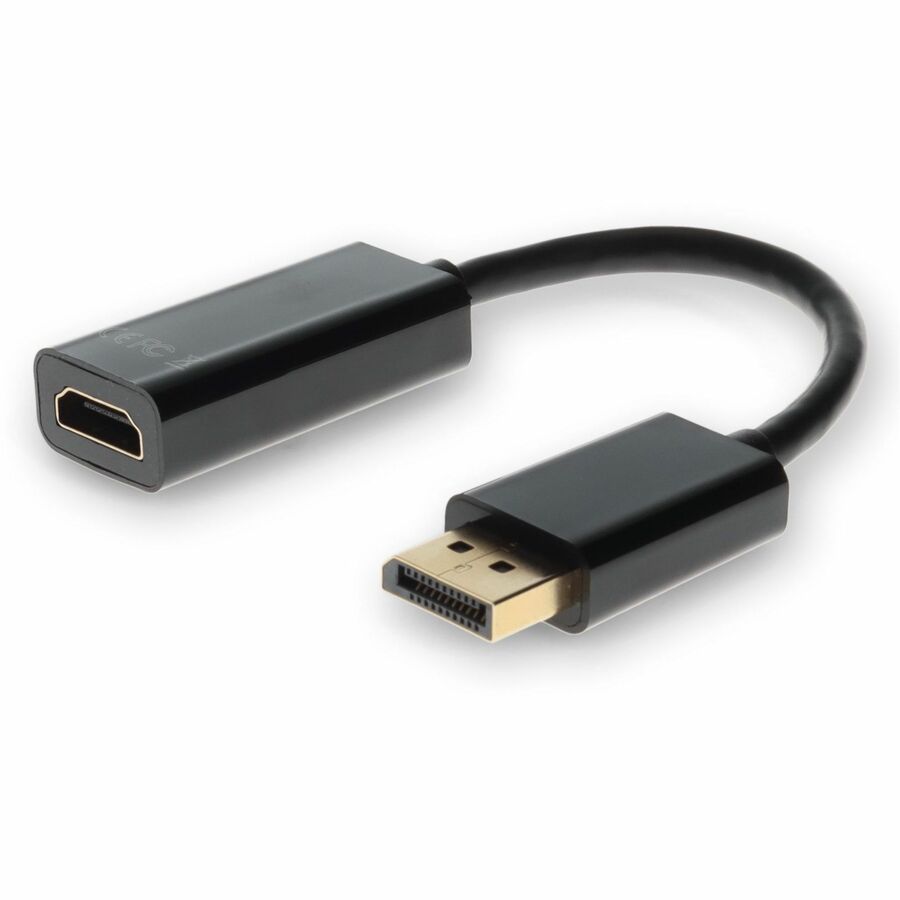 DisplayPort 1.2 Male to HDMI 1.3 Female Black Adapter Which Requires DP++ For Resolution Up to 2560x1600 (WQXGA)