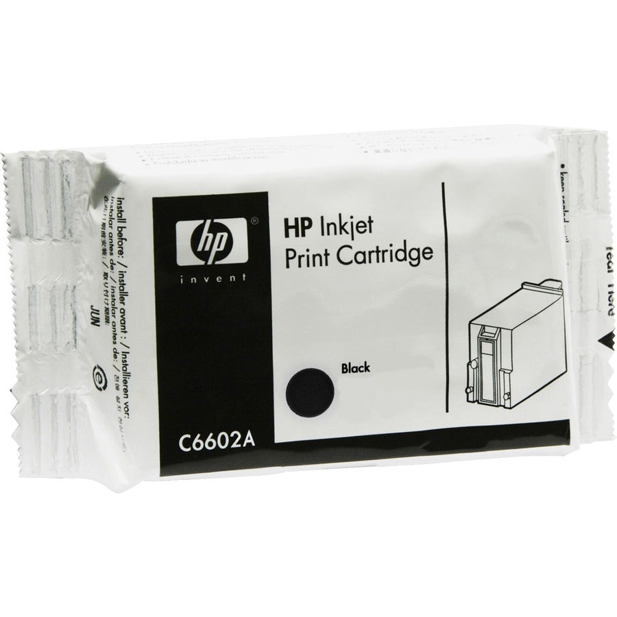 HP (C6602A) Original High Yield Inkjet Ink Cartridge - Black - 1 Each