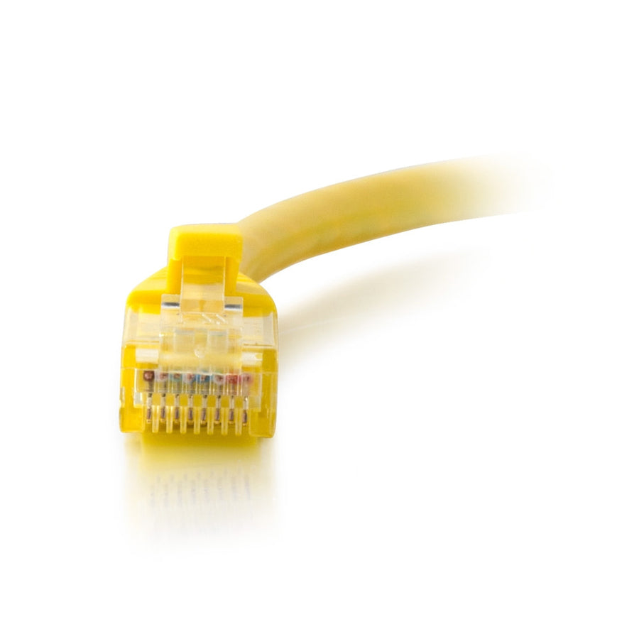 C2G 10ft Cat6a Snagless Unshielded (UTP) Ethernet Cable - Cat6a Network Patch Cable - PoE - Yellow