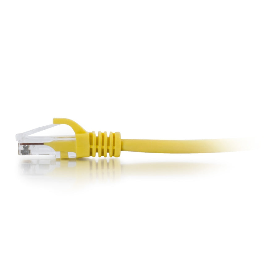 C2G 10ft Cat6a Snagless Unshielded (UTP) Ethernet Cable - Cat6a Network Patch Cable - PoE - Yellow