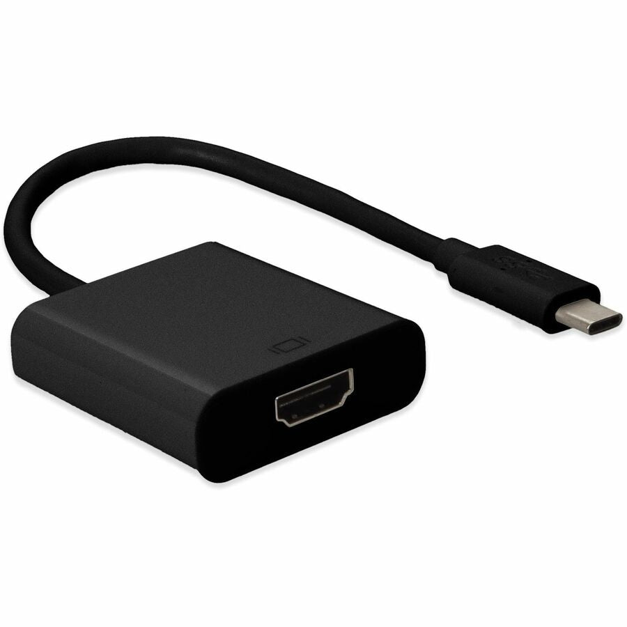 AddOn 20cm (8in) USB 3.1 Type (C) Male to HDMI Female Black Adapter Cable