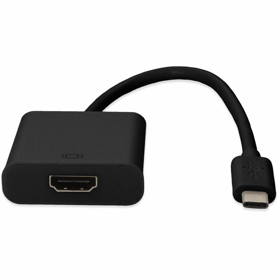 AddOn 20cm (8in) USB 3.1 Type (C) Male to HDMI Female Black Adapter Cable