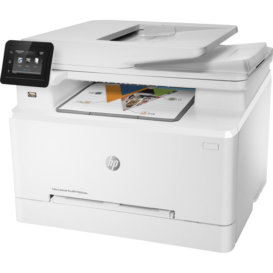 HP LaserJet Pro M283cdw Wireless Laser Multifunction Printer - Color - White