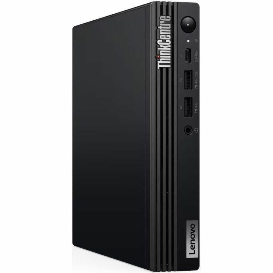 Lenovo ThinkCentre M70q Gen 5 12TD001UUS Desktop Computer - Intel Core i5 14th Gen i5-14400T - 16 GB - 256 GB SSD - Tiny - Black