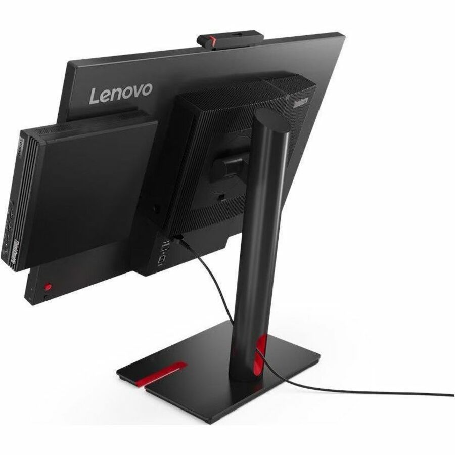 Lenovo ThinkCentre M70q Gen 5 12TD001UUS Desktop Computer - Intel Core i5 14th Gen i5-14400T - 16 GB - 256 GB SSD - Tiny - Black