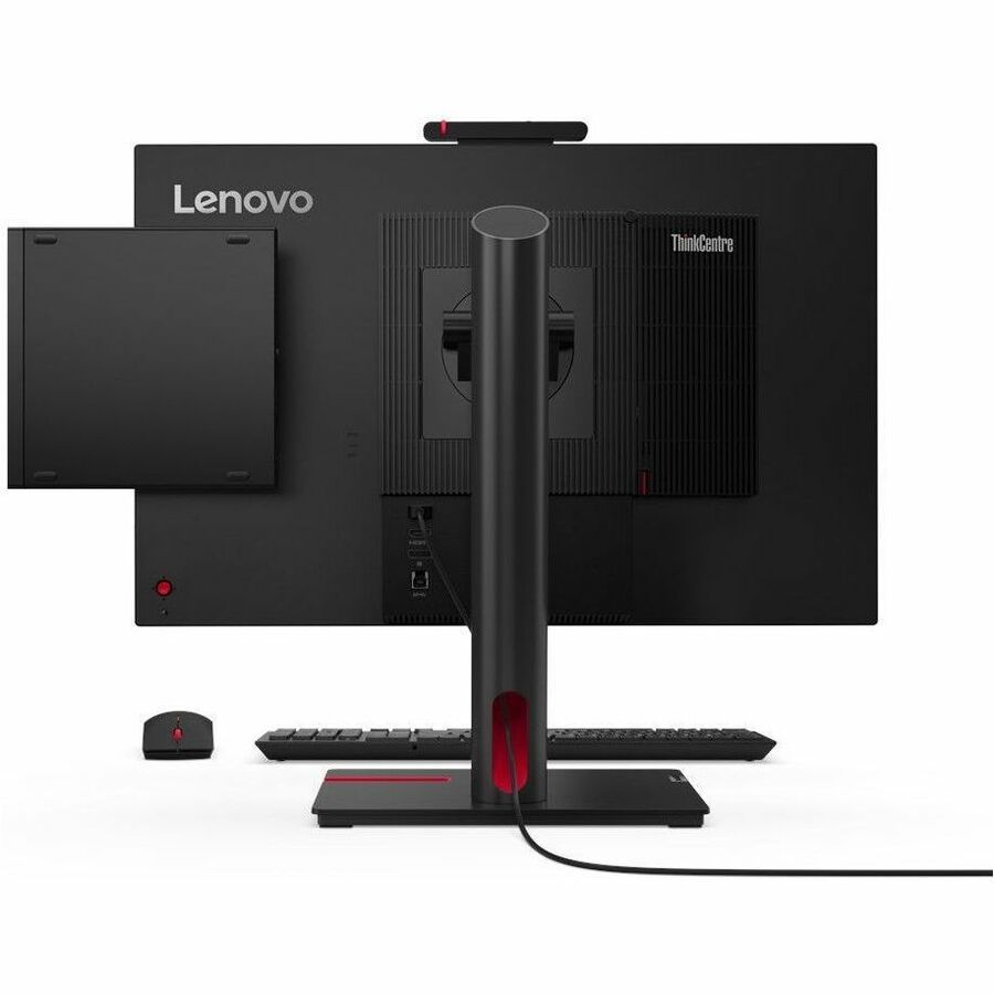 Lenovo ThinkCentre M70q Gen 5 12TD001UUS Desktop Computer - Intel Core i5 14th Gen i5-14400T - 16 GB - 256 GB SSD - Tiny - Black