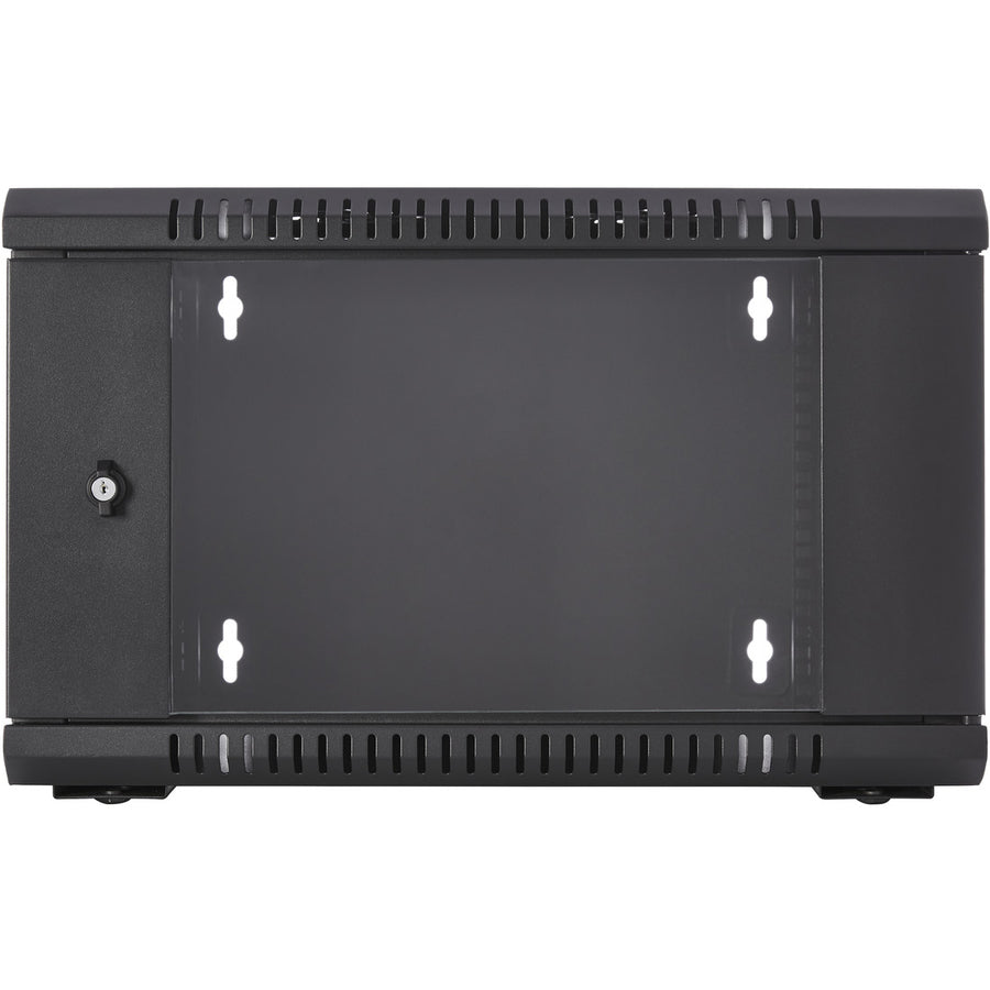 V7 6U Rack Wall Mount Glass Door Enclosure