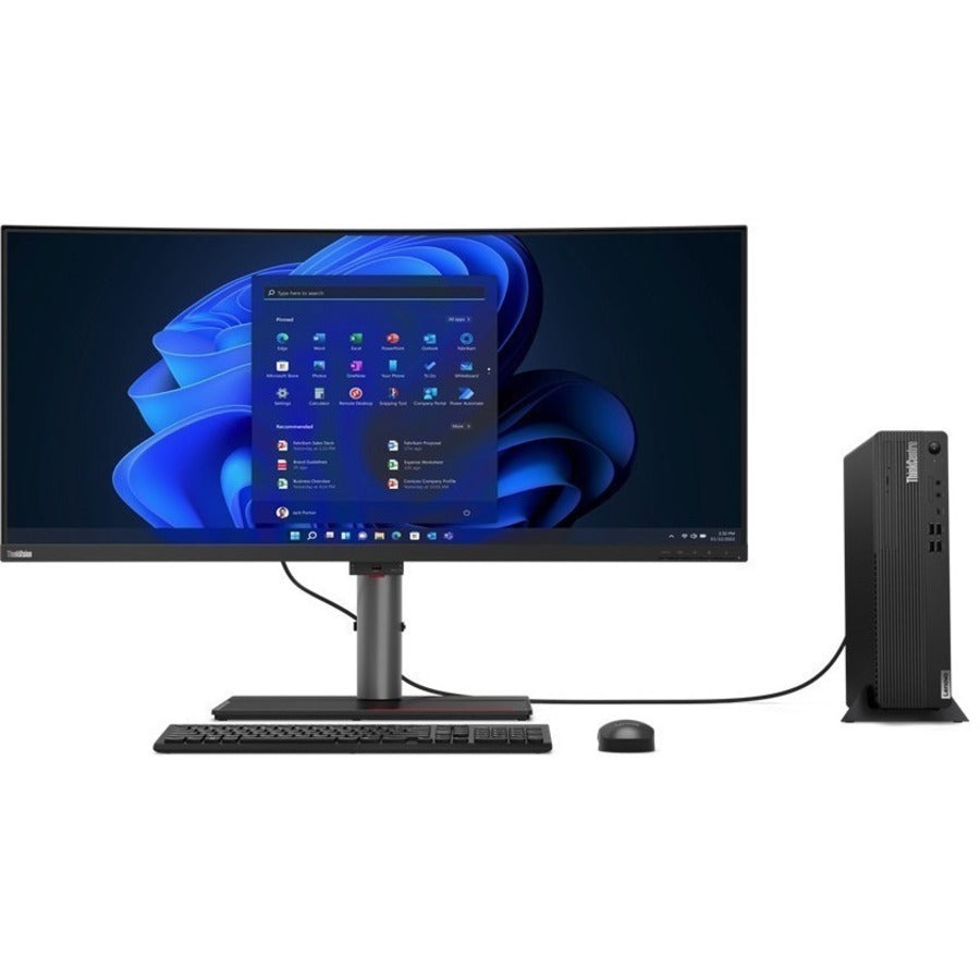 Lenovo ThinkCentre M90s Gen 3 11TT000MUS Desktop Computer - Intel Core i5 12th Gen i5-12500 Hexa-core (6 Core) 3 GHz - 16 GB RAM DDR5 SDRAM - 512 GB M.2 PCI Express NVMe SSD - Small Form Factor - Black