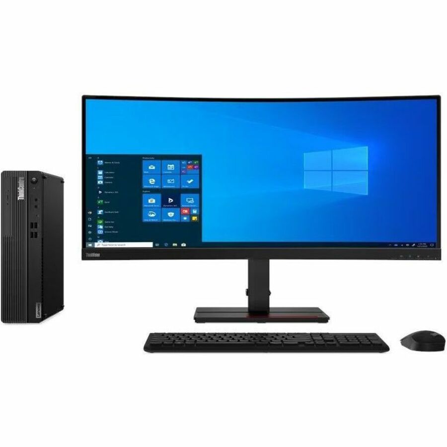 Lenovo ThinkCentre M75s Gen 2 11R8004HUS Desktop Computer - AMD Ryzen 3 PRO 5350G Quad-core (4 Core) 4 GHz - 8 GB RAM DDR4 SDRAM - 256 GB M.2 PCI Express NVMe x4 SSD - Small Form Factor - Black