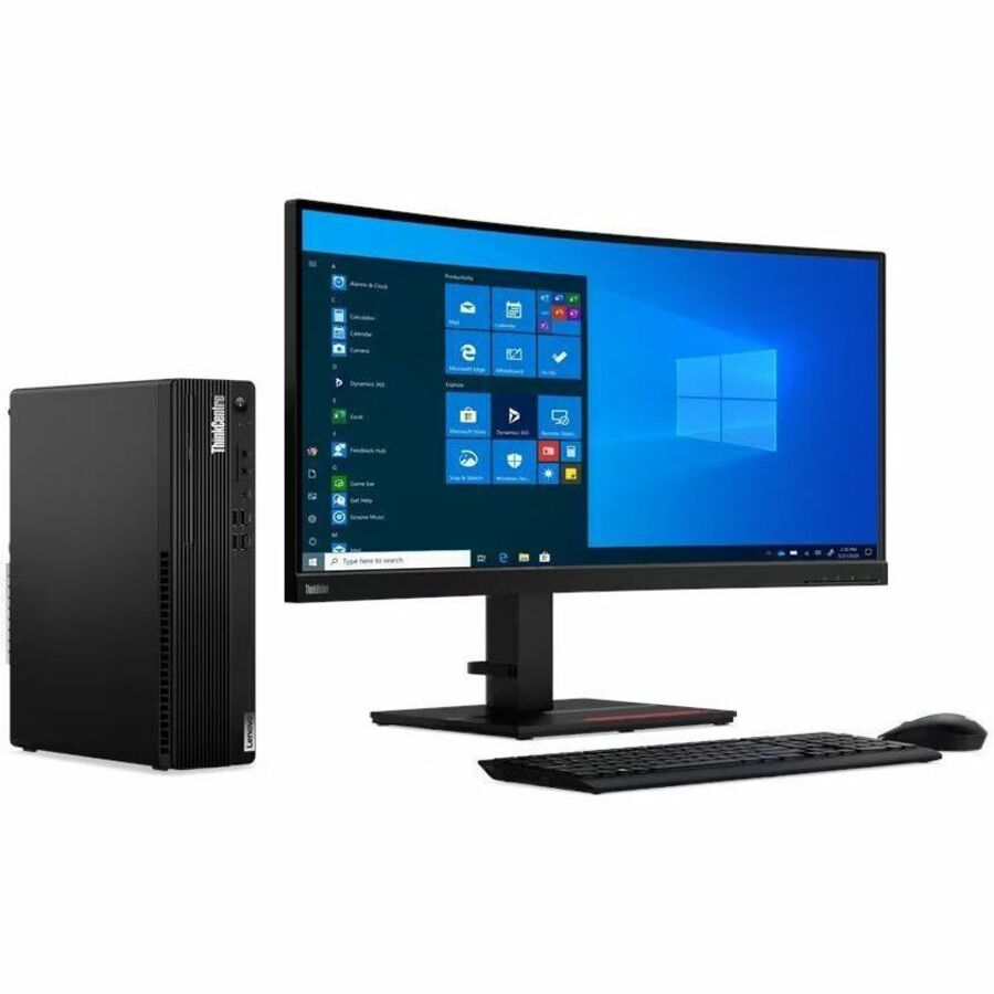 Lenovo ThinkCentre M75s Gen 2 11R8004HUS Desktop Computer - AMD Ryzen 3 PRO 5350G Quad-core (4 Core) 4 GHz - 8 GB RAM DDR4 SDRAM - 256 GB M.2 PCI Express NVMe x4 SSD - Small Form Factor - Black