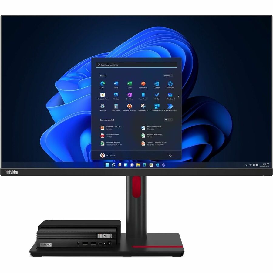 Lenovo ThinkCentre M80q Gen 4 12E90013US Desktop Computer - Intel Core i5 13th Gen i5-13500T Tetradeca-core (14 Core) 1.60 GHz - 16 GB RAM DDR5 SDRAM - 512 GB M.2 PCI Express NVMe 4.0 x4 SSD - Tiny - Black