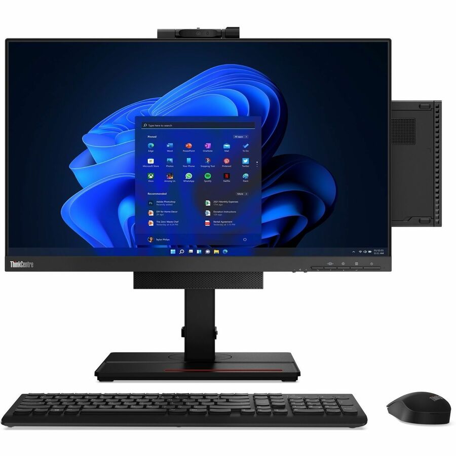 Lenovo ThinkCentre M80q Gen 4 12E90013US Desktop Computer - Intel Core i5 13th Gen i5-13500T Tetradeca-core (14 Core) 1.60 GHz - 16 GB RAM DDR5 SDRAM - 512 GB M.2 PCI Express NVMe 4.0 x4 SSD - Tiny - Black