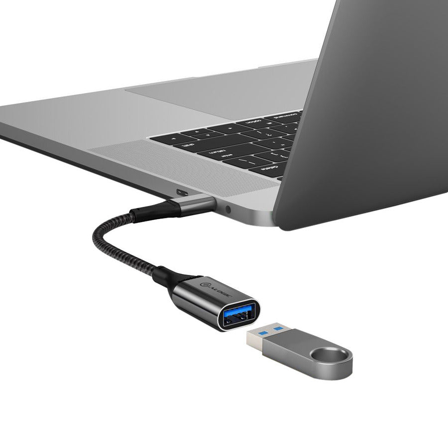 Alogic Super Ultra USB 3.1 USB-C to USB-A Adapter - 15cm - Space Grey