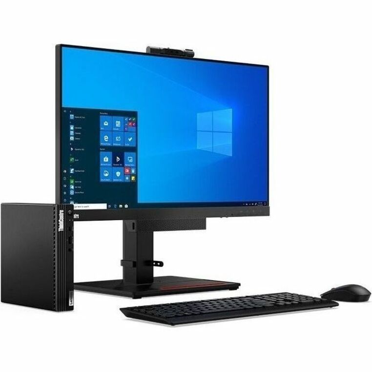 Lenovo ThinkCentre M75q Gen 2 11JN008BUS Desktop Computer - AMD Ryzen 3 PRO 5350GE Quad-core (4 Core) 3.60 GHz - 8 GB RAM DDR4 SDRAM - 256 GB M.2 PCI Express NVMe SSD - Tiny - Black