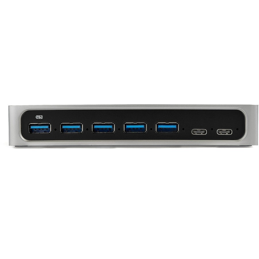 StarTech.com 7 Port USB C Hub with Fast Charge - 5x USB-A & 2x USB-C (USB 3.0 SuperSpeed 5Gbps) - USB 3.2 Gen 1 Adapter Hub - Self Powered