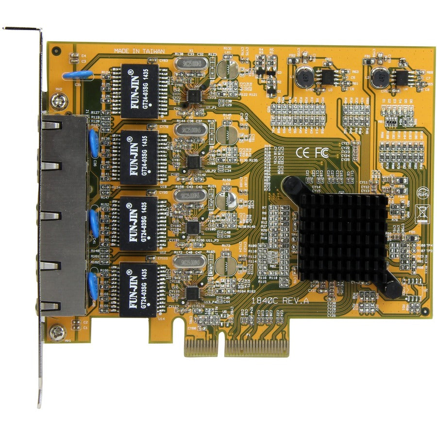 StarTech.com 4-Port PCI Express Gigabit Network Adapter Card - Quad-Port PCIe Gigabit NIC