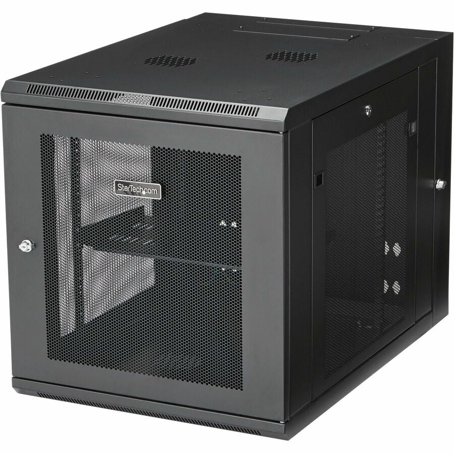 StarTech.com 4-Post 12U Wall Mount Network Cabinet, 19