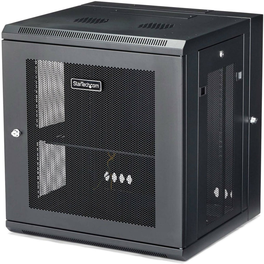 StarTech.com 4-Post 12U Wall Mount Network Cabinet, 19