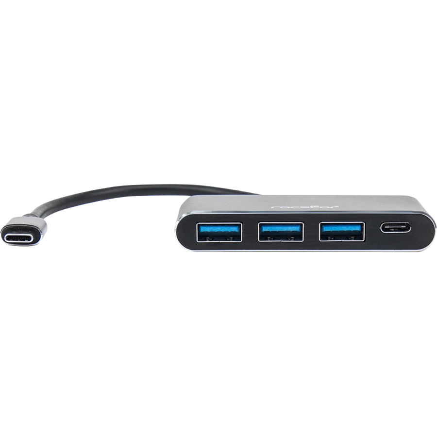 Rocstor Premium USB C Hub - 4 Port USB-C to USB-A (3x) and USB-C (1x) - Bus Powered USB Hub - USB Type-C Hub - Port Expander - USB Type C External 4 USB Port(s) - (1) USB 3.1 Port AND (3) USB 3.0 USB MULTIPORT