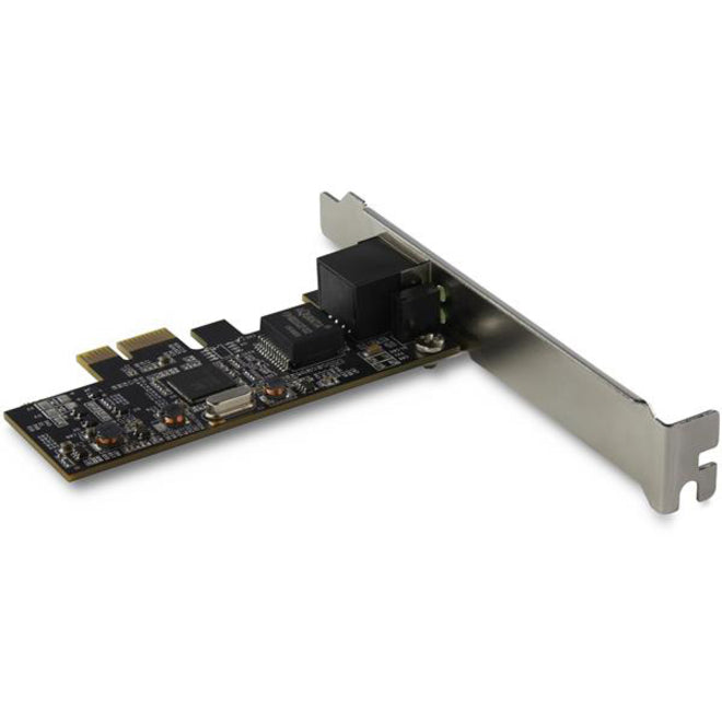 StarTech.com 1 Port 2.5Gbps 2.5GBASE-T PCIe Network Card x1 PCIe - Windows, MacOS & Linux - PCI Express LAN Card - RTL8125 (ST2GPEX)