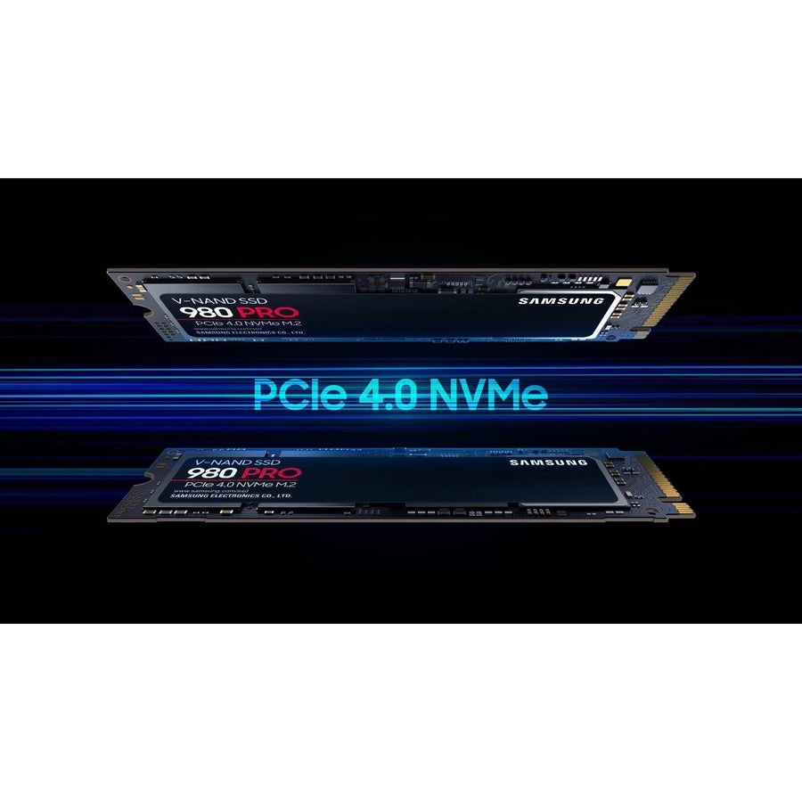 Samsung 980 PRO MZ-V8P1T0B/AM 1 TB Solid State Drive - M.2 2280 Internal - PCI Express NVMe (PCI Express NVMe 4.0 x4)