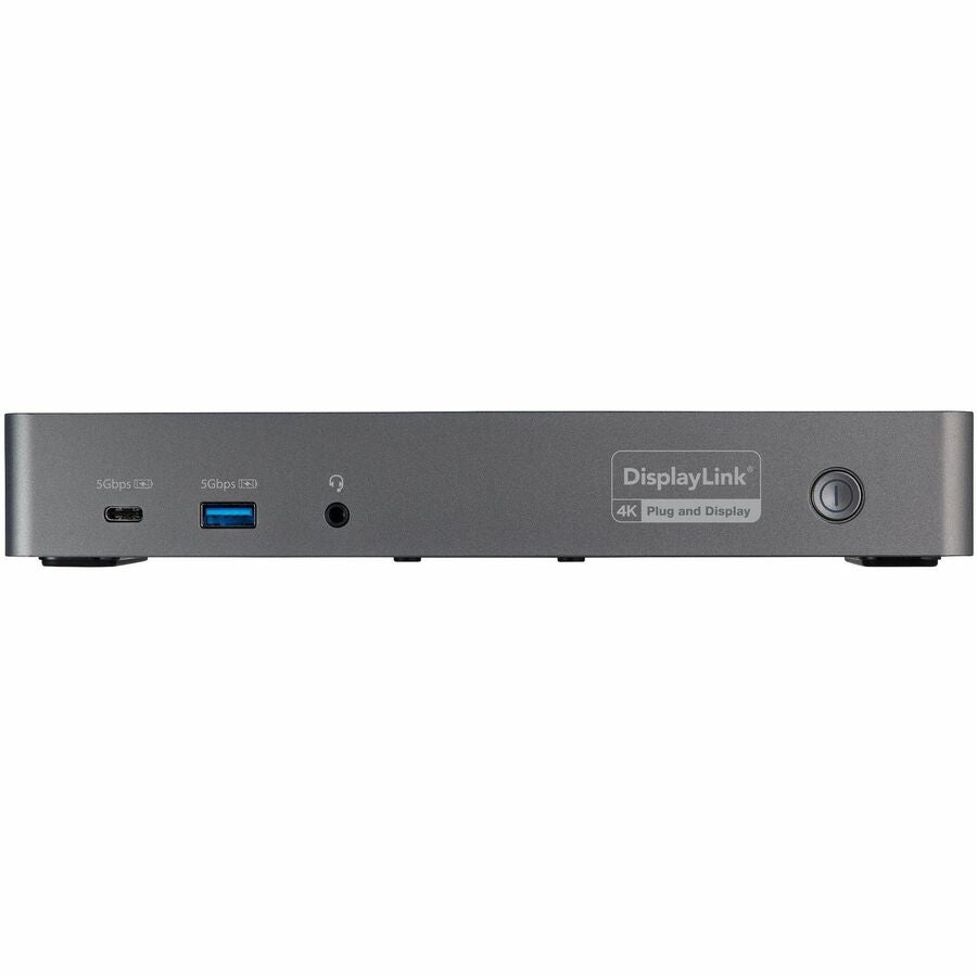 StarTech.com USB-C & USB-A Dock - Hybrid Triple Monitor Laptop Docking Station DisplayPort & HDMI 4K 60Hz/85W PD/6x USB/GbE/USB 3.1 Gen 2