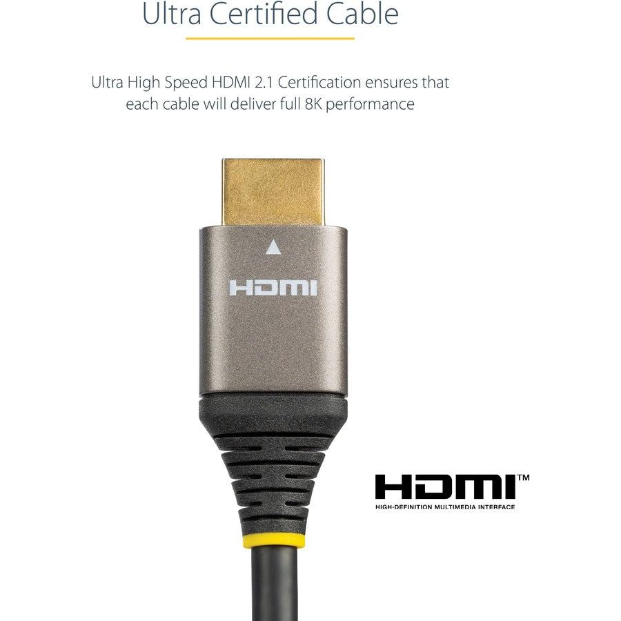 3ft/1m HDMI 2.1 Cable, Certified Ultra High Speed HDMI Cable 48Gbps, 8K 60Hz/4K 120Hz HDR10+, 8K HDMI Cable, Monitor/Display