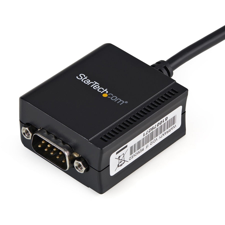 StarTech.com 1 Port FTDI USB to Serial RS232 Adapter Cable with COM Retention