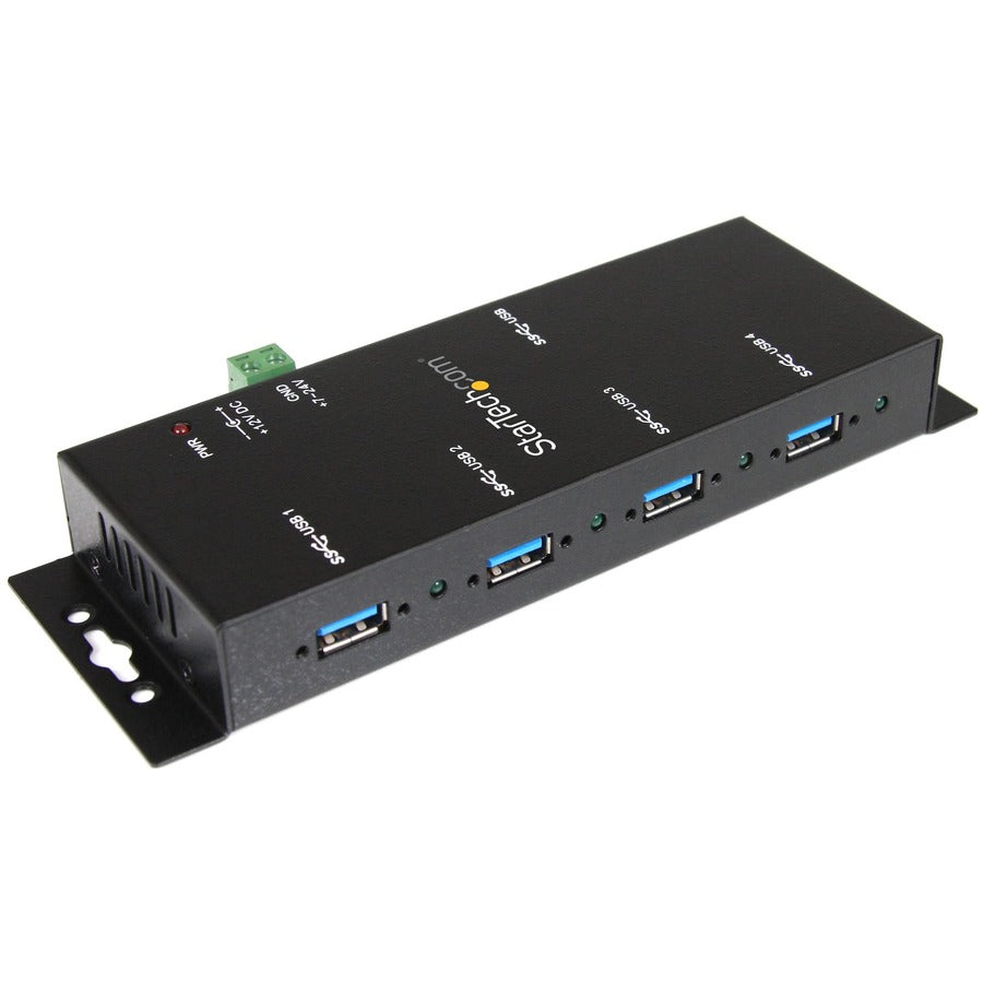 StarTech.com 4 Port Industrial USB 3.0 Hub - 5Gbps - Mountable - Rugged USB Hub