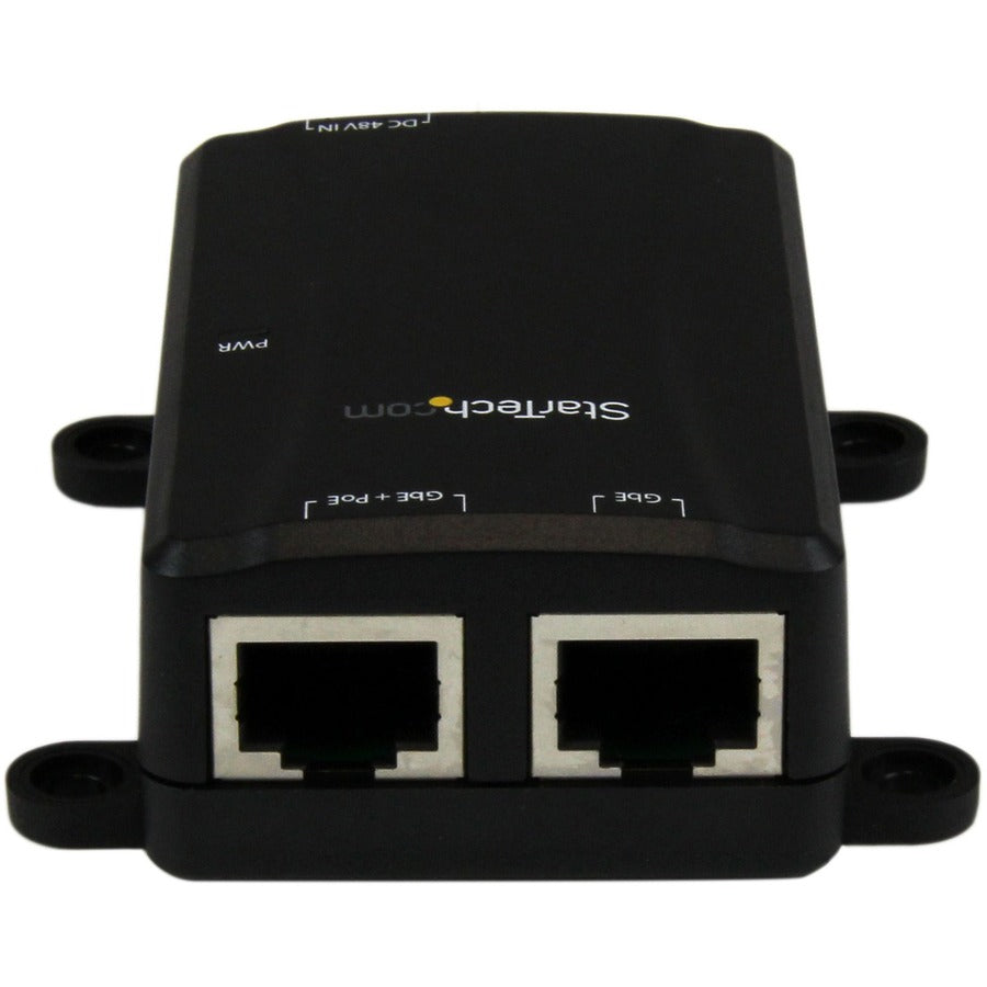 StarTech.com 1 Port Gigabit PoE Power over Ethernet Injector 48V / 30W - 802.3at / 802.3af - Wall-Mountable