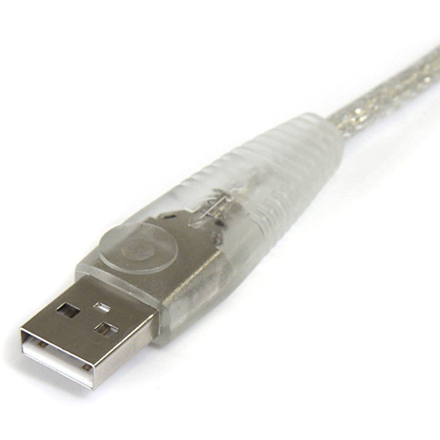 StarTech.com - Transparent USB 2.0 cable - 4 pin USB Type A (M) - 4 pin USB Type B (M) - ( USB / Hi-Speed USB ) - 10 ft