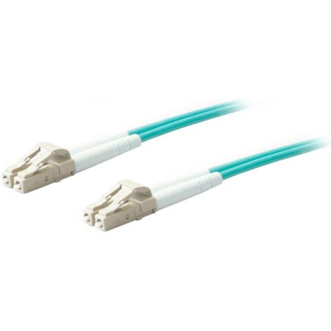 AddOn 5m LC (Male) to LC (Male) Aqua OM4 Duplex Fiber OFNR (Riser-Rated) Patch Cable