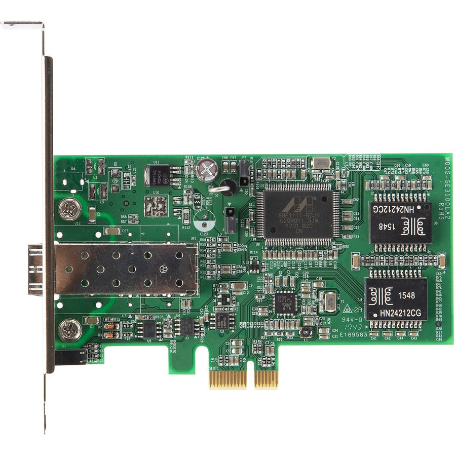 StarTech.com PCI Express Gigabit Ethernet Fiber Network Card w/ Open SFP - PCIe SFP Network Card Adapter NIC